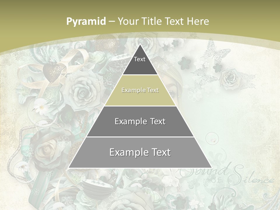 Textured Grungy Lacy PowerPoint Template