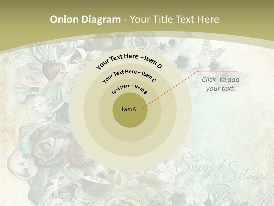 Textured Grungy Lacy PowerPoint Template