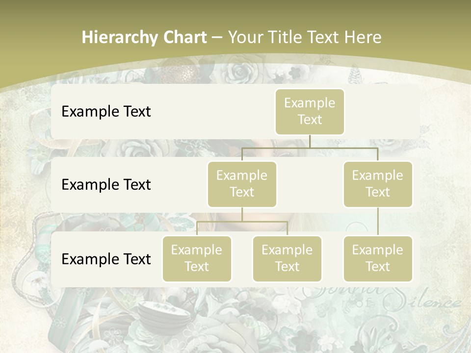Textured Grungy Lacy PowerPoint Template