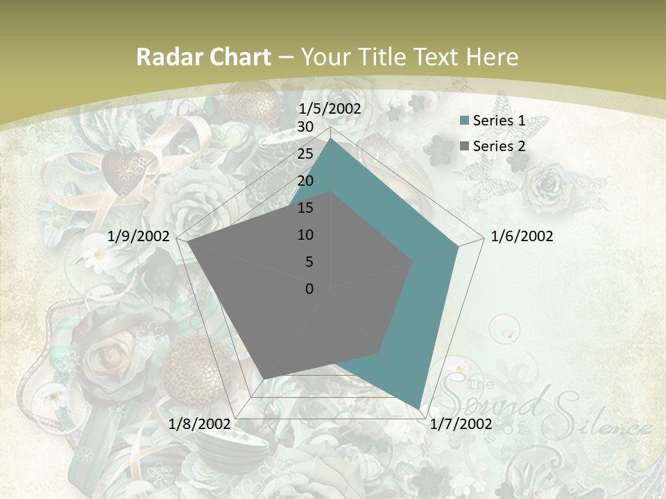 Textured Grungy Lacy PowerPoint Template