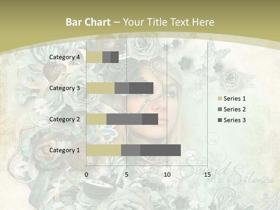 Textured Grungy Lacy PowerPoint Template