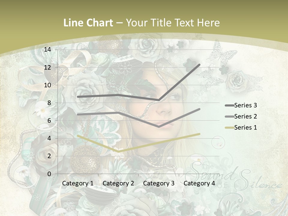 Textured Grungy Lacy PowerPoint Template
