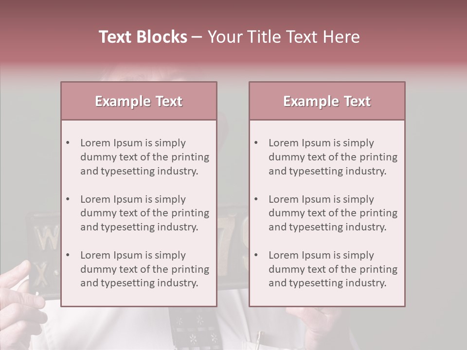 Antique History Studio Shot PowerPoint Template