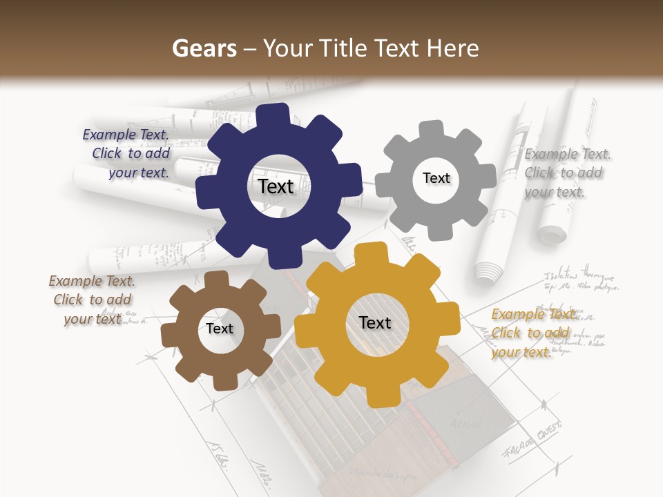 House Dwelling Flat PowerPoint Template