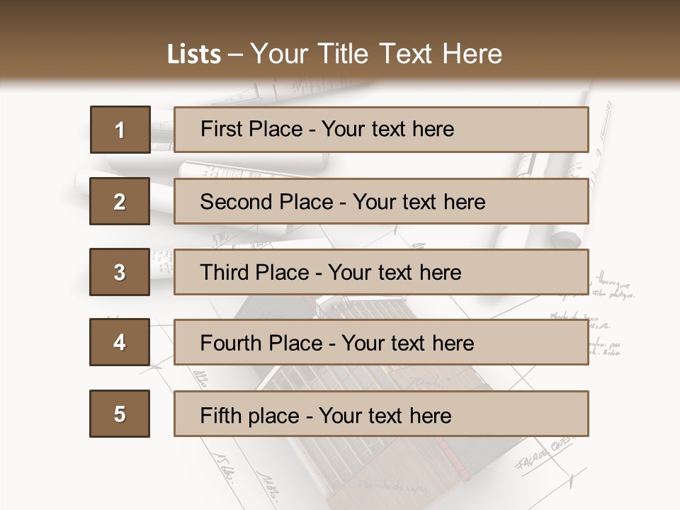 House Dwelling Flat PowerPoint Template