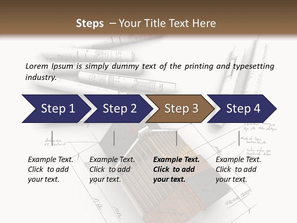 House Dwelling Flat PowerPoint Template