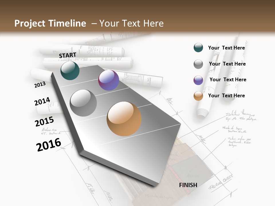 House Dwelling Flat PowerPoint Template