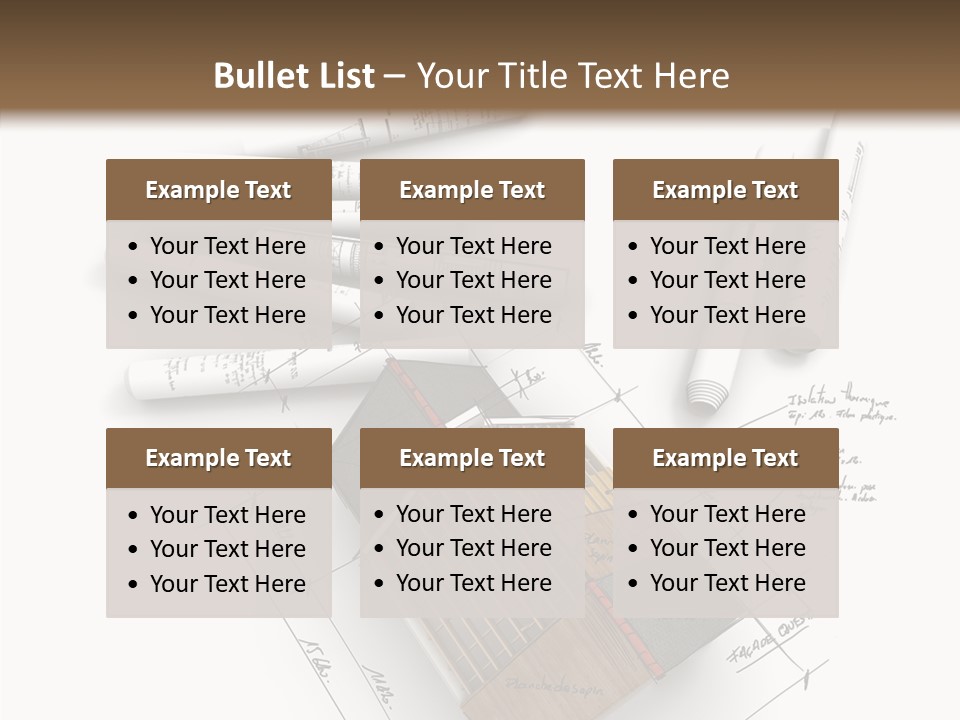 House Dwelling Flat PowerPoint Template