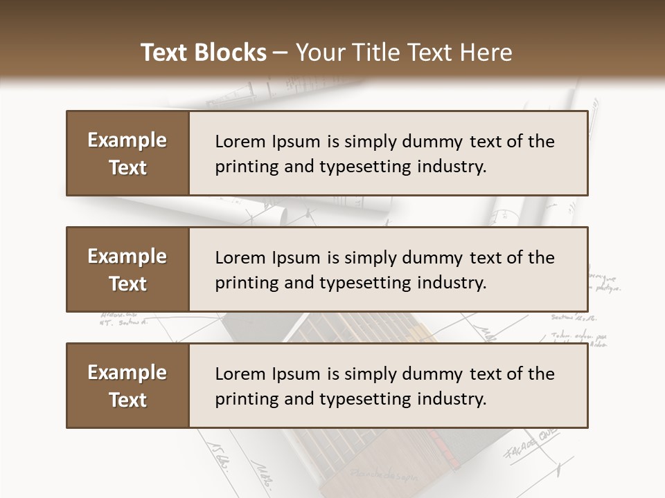 House Dwelling Flat PowerPoint Template