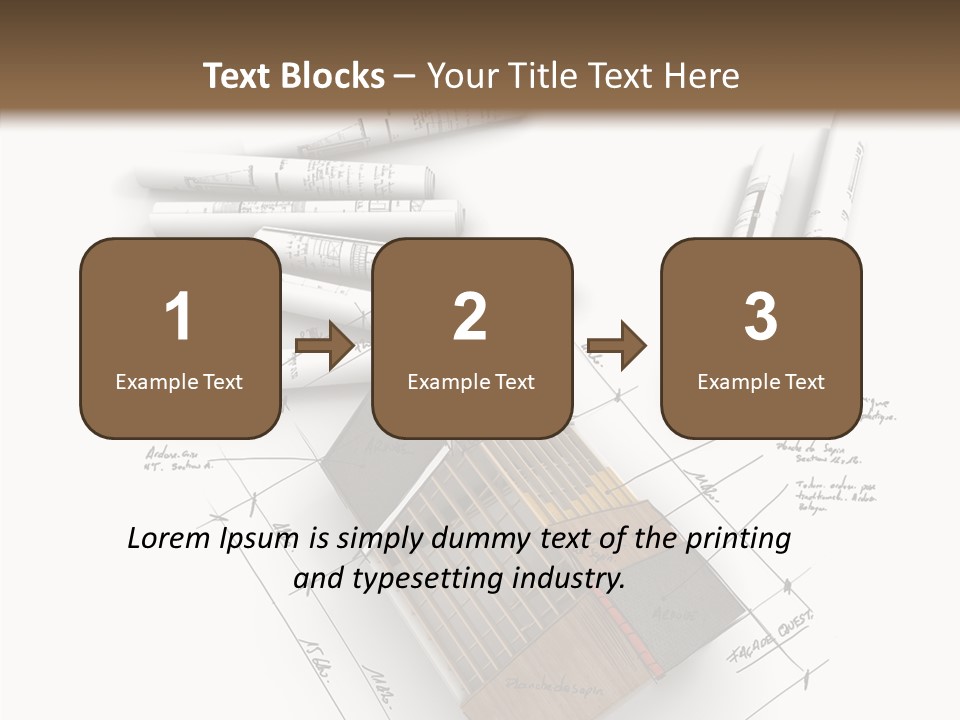 House Dwelling Flat PowerPoint Template