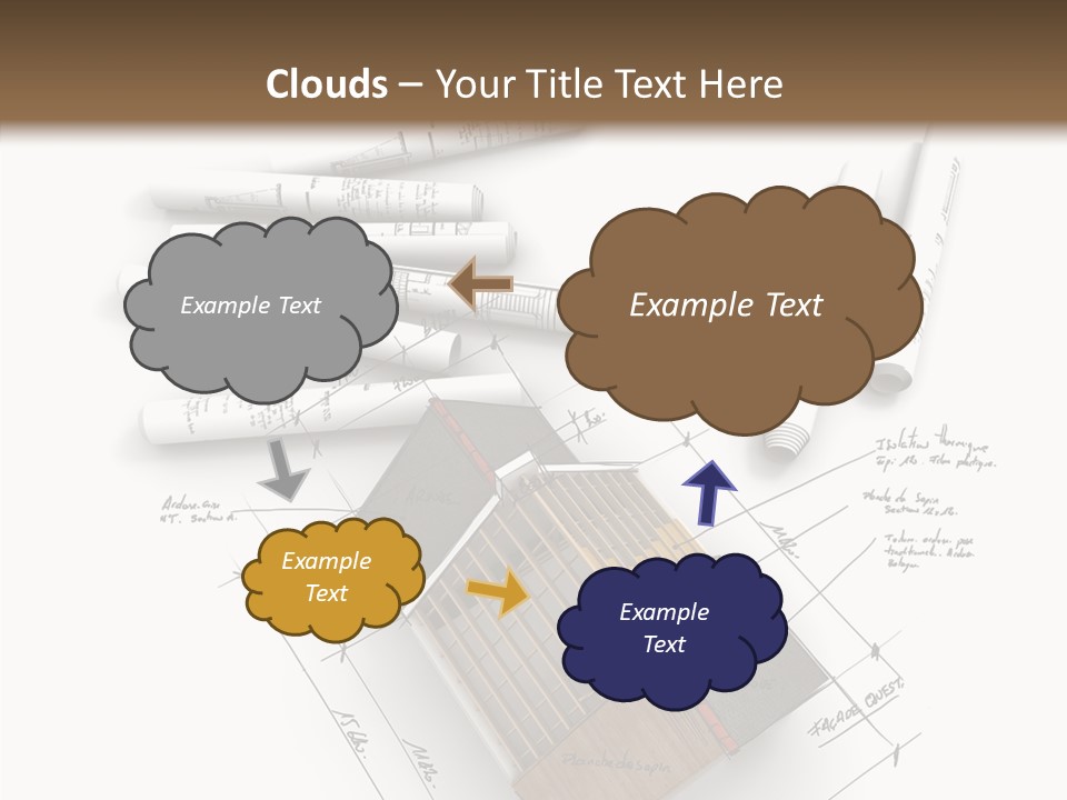 House Dwelling Flat PowerPoint Template