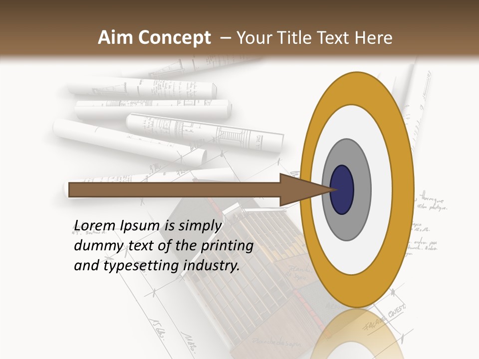House Dwelling Flat PowerPoint Template