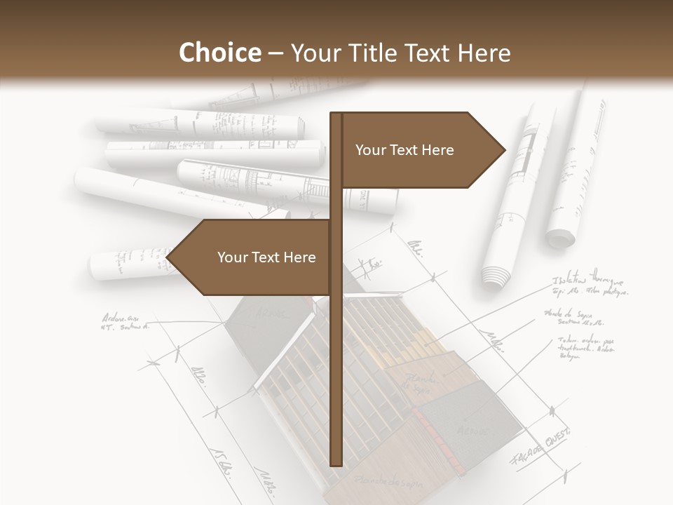 House Dwelling Flat PowerPoint Template