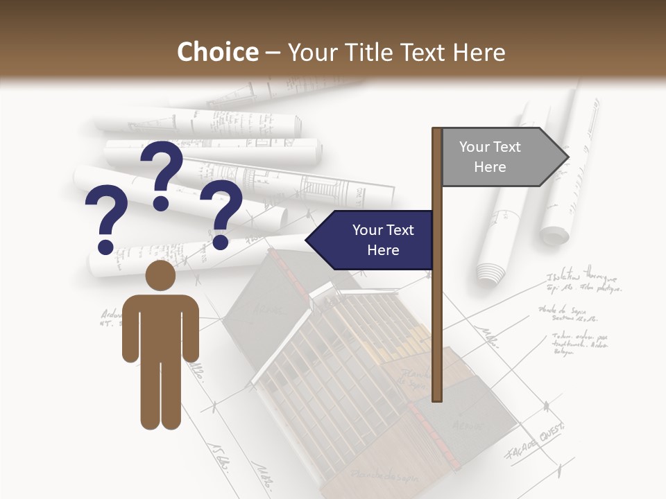 House Dwelling Flat PowerPoint Template