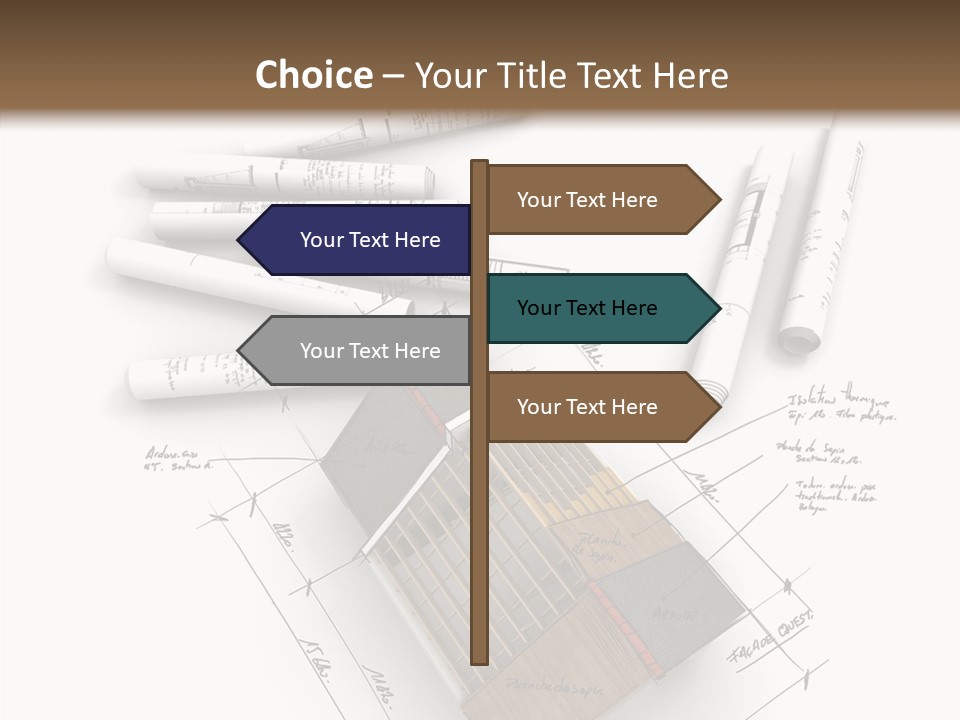 House Dwelling Flat PowerPoint Template