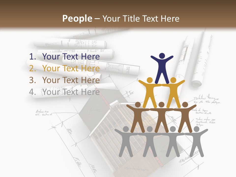 House Dwelling Flat PowerPoint Template