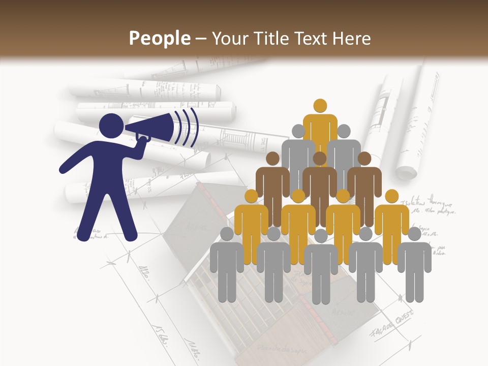 House Dwelling Flat PowerPoint Template