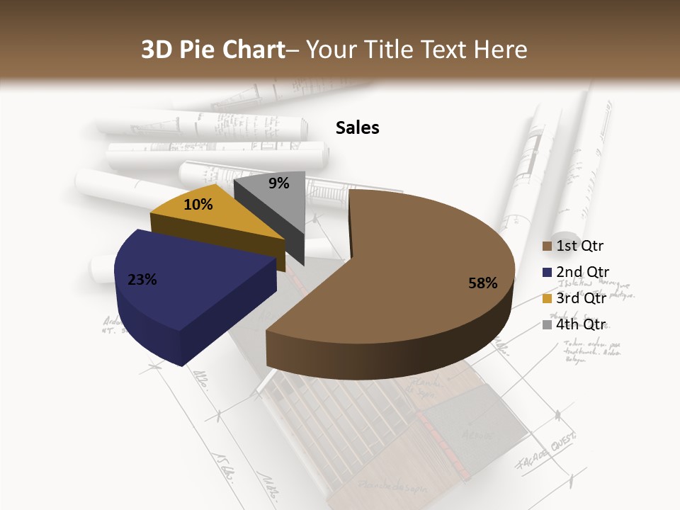 House Dwelling Flat PowerPoint Template