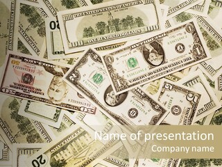 Bill Dollar Big PowerPoint Template