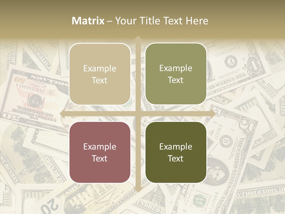 Bill Dollar Big PowerPoint Template