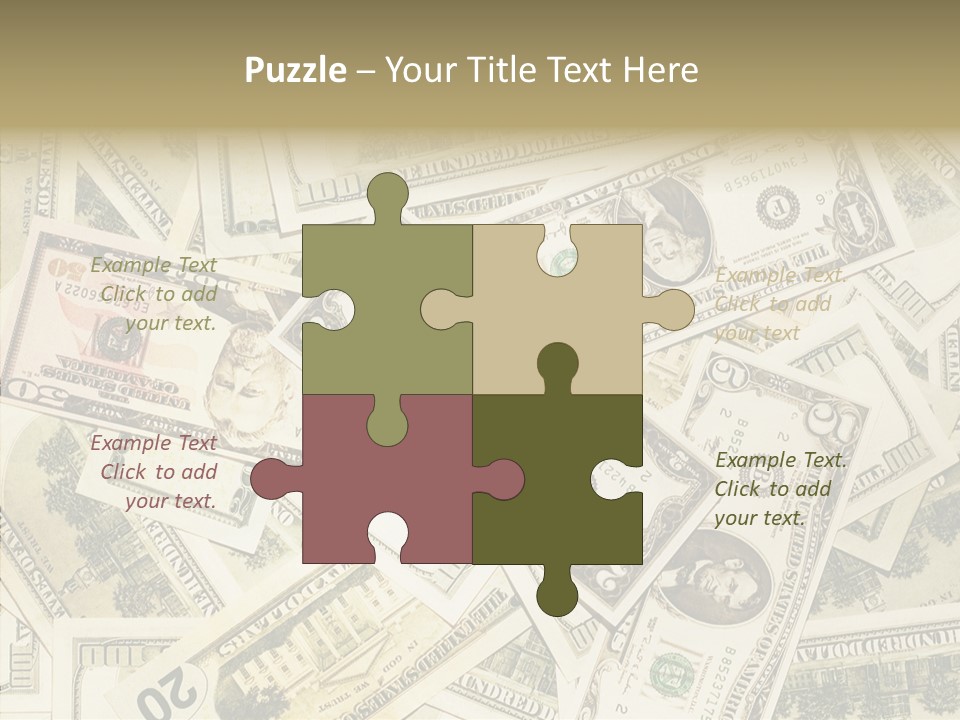 Bill Dollar Big PowerPoint Template