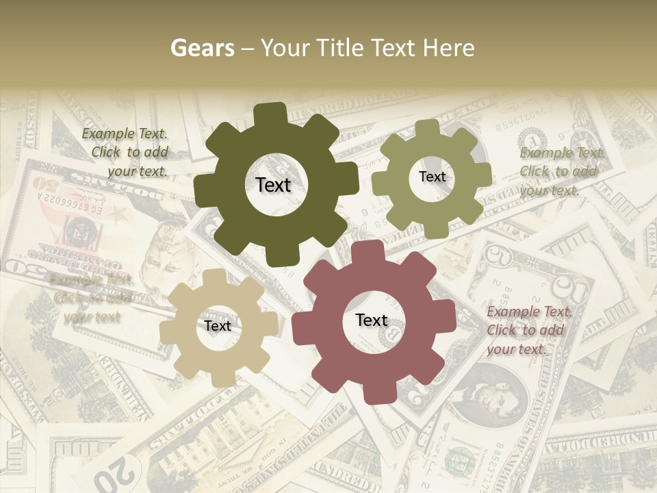 Bill Dollar Big PowerPoint Template