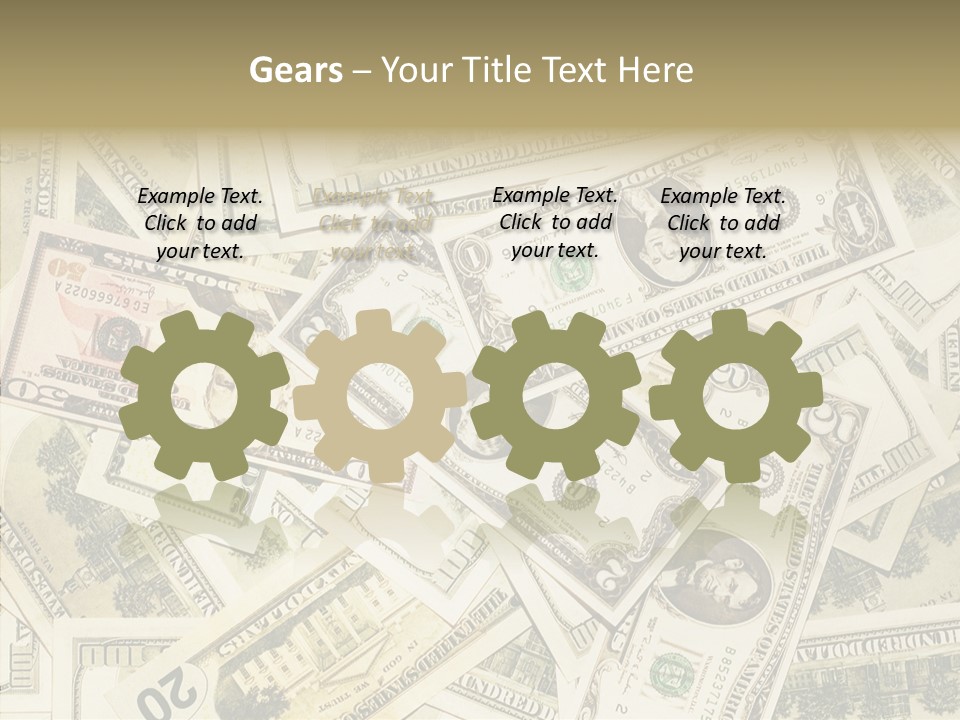 Bill Dollar Big PowerPoint Template