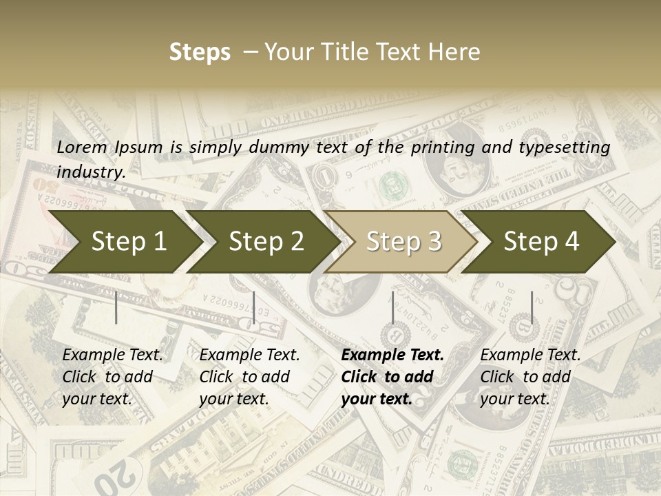 Bill Dollar Big PowerPoint Template