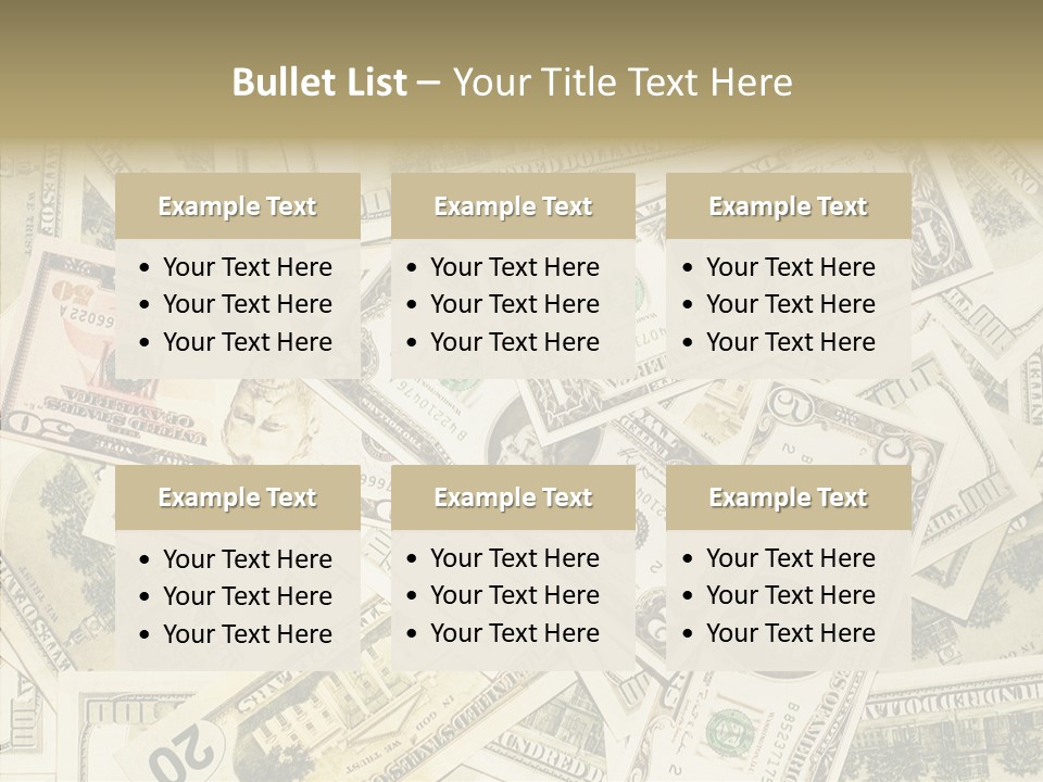 Bill Dollar Big PowerPoint Template