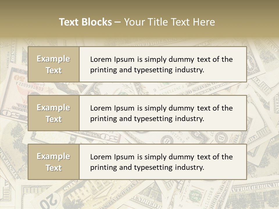 Bill Dollar Big PowerPoint Template