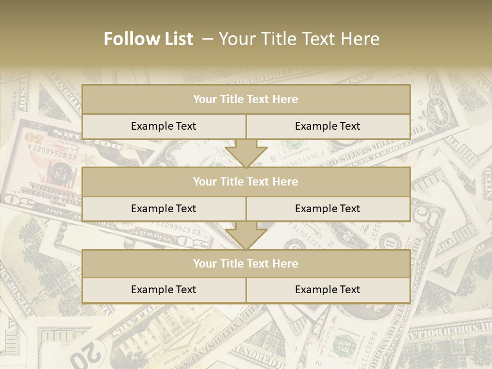 Bill Dollar Big PowerPoint Template