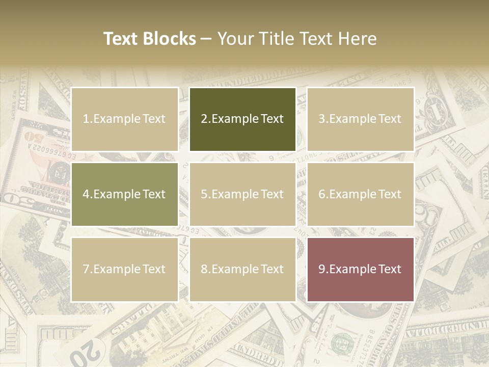 Bill Dollar Big PowerPoint Template