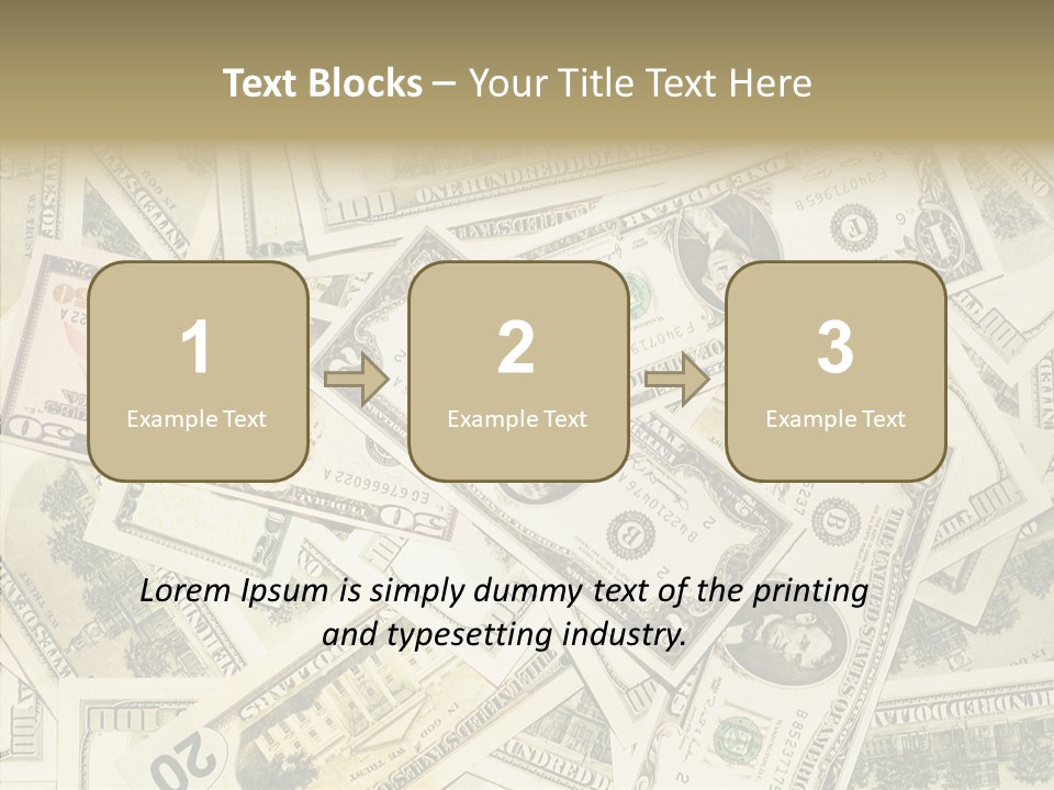 Bill Dollar Big PowerPoint Template