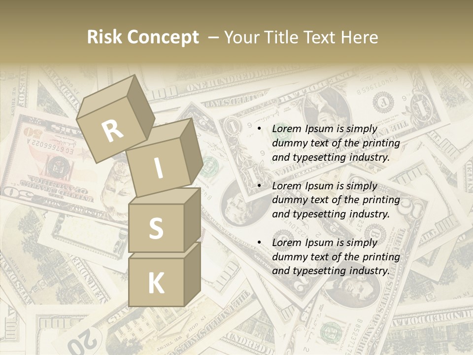 Bill Dollar Big PowerPoint Template