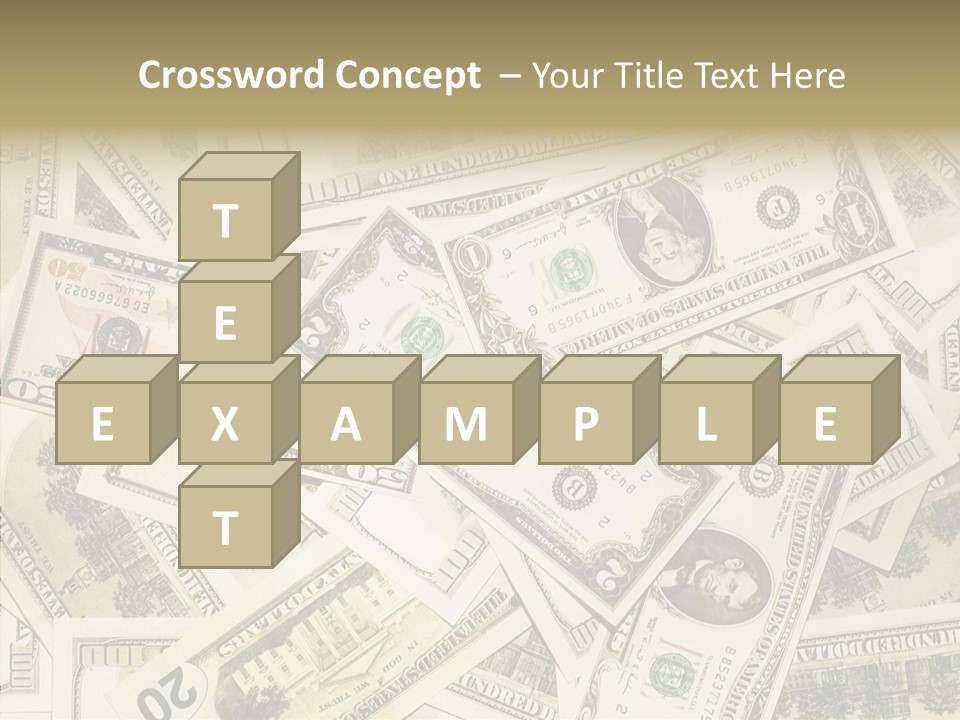 Bill Dollar Big PowerPoint Template