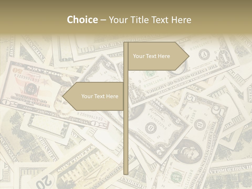Bill Dollar Big PowerPoint Template