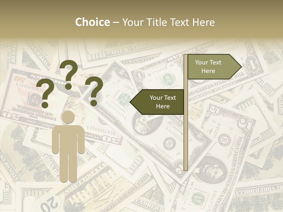 Bill Dollar Big PowerPoint Template