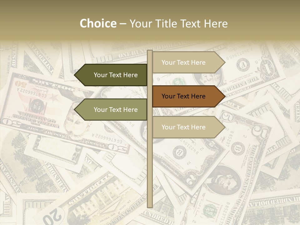 Bill Dollar Big PowerPoint Template
