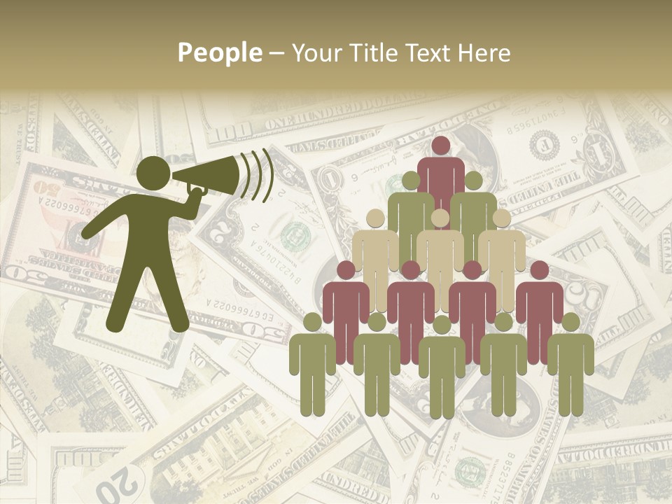 Bill Dollar Big PowerPoint Template