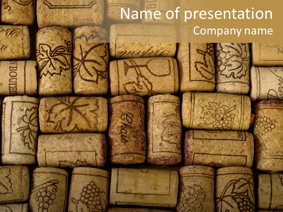 Cork Raw Closing PowerPoint Template