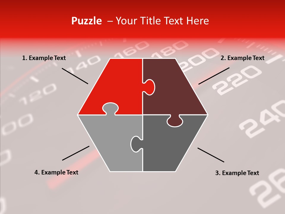 Race Speedometer Extreme PowerPoint Template