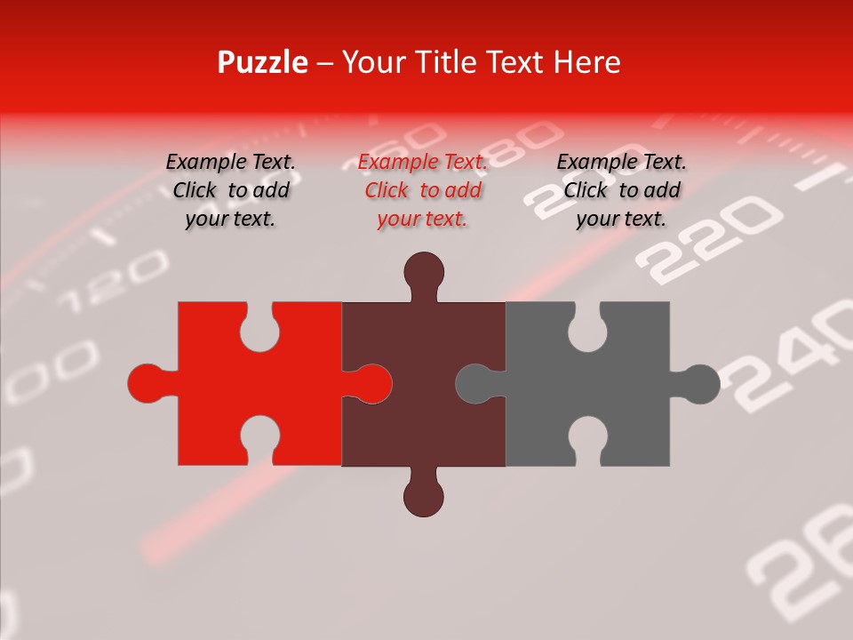 Race Speedometer Extreme PowerPoint Template