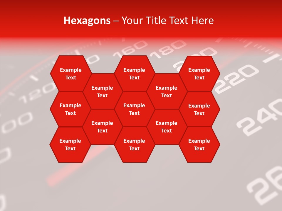 Race Speedometer Extreme PowerPoint Template