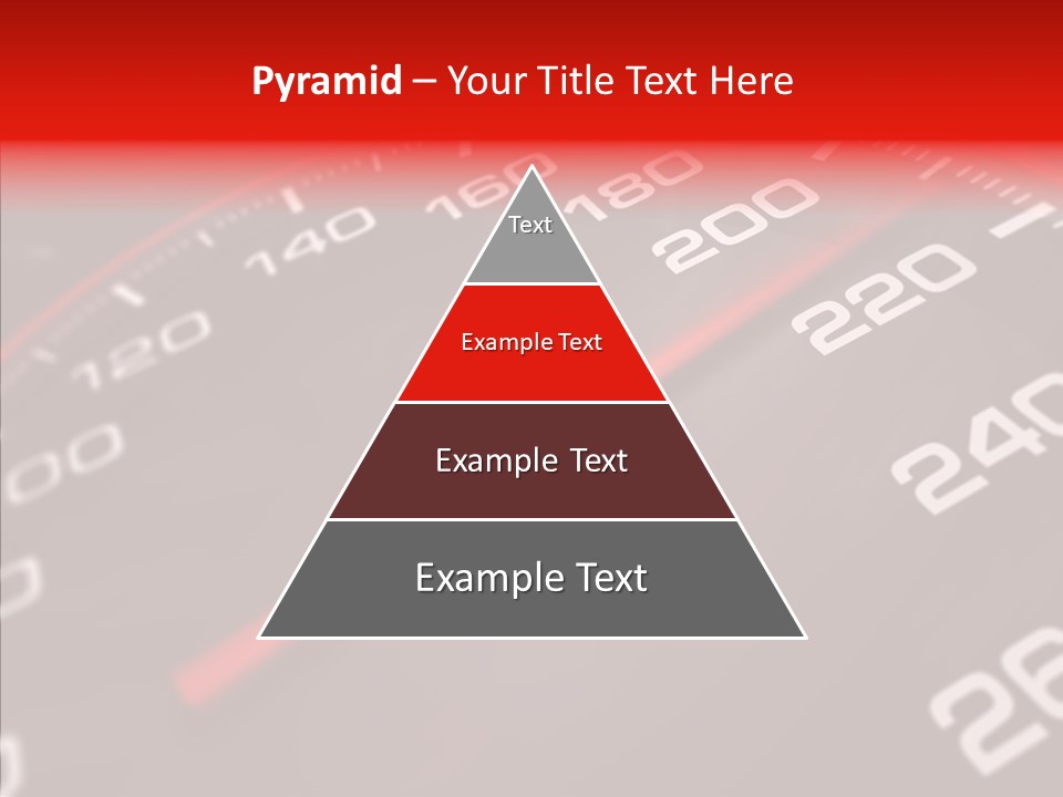 Race Speedometer Extreme PowerPoint Template