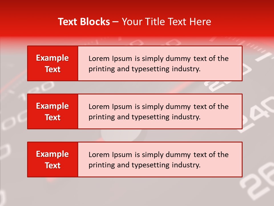 Race Speedometer Extreme PowerPoint Template