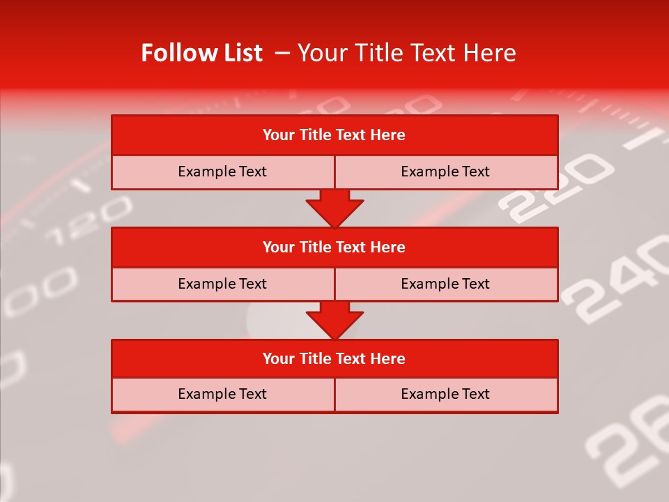 Race Speedometer Extreme PowerPoint Template