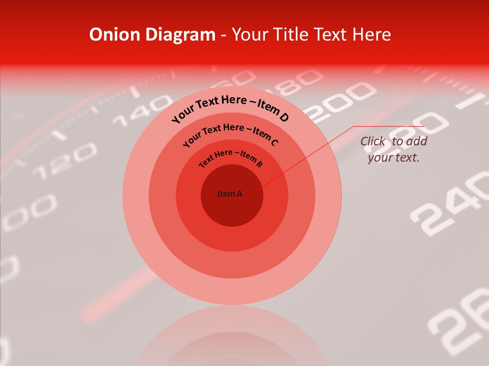 Race Speedometer Extreme PowerPoint Template