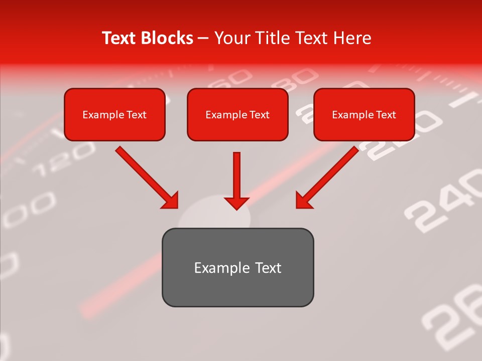 Race Speedometer Extreme PowerPoint Template
