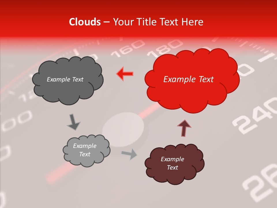 Race Speedometer Extreme PowerPoint Template