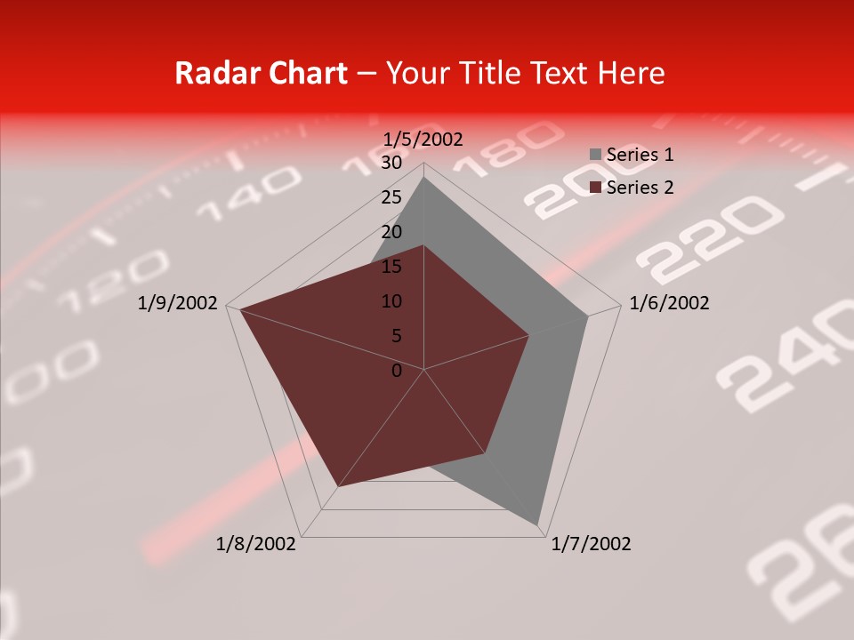 Race Speedometer Extreme PowerPoint Template